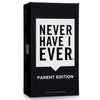 Never Have I Ever Card Game - Parent Edition  Fun and Engaging mature-themed Party Games for Game Night  Date Night  or Vacation  Includes Hilarious and Relateable Prompts for Couples with Kids  Ages 17+