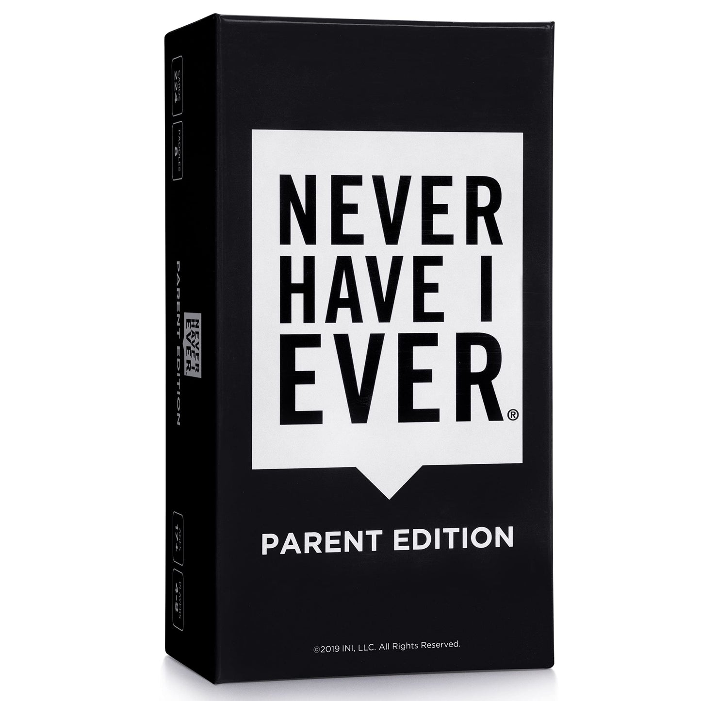 Never Have I Ever Card Game - Parent Edition  Fun and Engaging mature-themed Party Games for Game Night  Date Night  or Vacation  Includes Hilarious and Relateable Prompts for Couples with Kids  Ages 17+