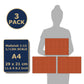 3 Sheets Self-Adhesive Roof Tiles and Shingles for Dollhouses Scale 1:12 (Roof Tiles Clay 3)