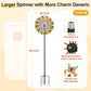 Lairander Butterfly Outdoor Wind Spinners, 84'' Large Garden Wind Spinner, Metal Yard Art Wind Sculptures & Spinners, Garden Dec