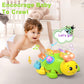Holaxander Musical Ladybug Baby Toys 6-12 Months, Infant Early Educational Learning Crawling Toys For 1 Year Old Boy, Newborn Fi