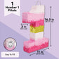 Blue Panda Number 1 Pinata, Pink And Gold For Girls 1St Birthday Party Decorations, Small, 16.5X11X3 In