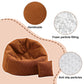 Doll Car Seat Compatible with Labubu  Handmade Bean Bag Chair for 15-17cm Doll  Anti-Slip Bottom  Cute Doll Accessories for Display  Fans&Collectors Gifts  Durable Corduroy Fabric (Coffee)