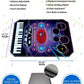 Sunlin 2-In-1 Music Jam Mat, Music Learning Toy For Boys Girls 3-6, Drum Set + Piano Mat, Toddler Birthday Gift 3 4 5 6 Years, Record & Playback, Built-In Songs, 8 Instrument Sounds, Volume Control