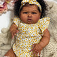 KsiTig 24inch Lifelike Reborn Baby Dolls Black Girls Silicone babie Toddler