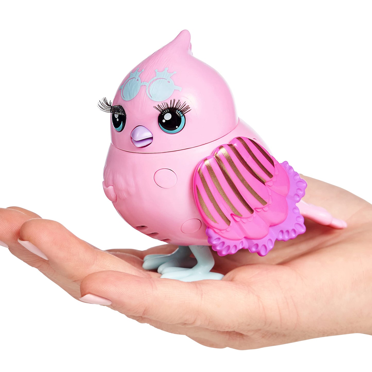 Little Live Pets - Lil Bird & Bird House: Princess Polly | Linkable Bird Houses, New Moving Bird Heads with 20 + Sounds, and Re