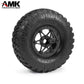 1.9 Beadlock Wheels, 4Pcs Carbon Fiber 1.9 Wheels, 1.41oz/Pcs Lightweight 1.9 Crawler Wheels for Axial SCX10 II SCX10 III Capra