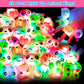 Valentines Day Gifts for Kids 28 Pack Valentines Cards with Prefilled 7 Shapes Led Light Up Rings Bulk Party Favors Toys for Kid