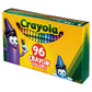 Crayola 520096 Classic Color Crayons in Flip-Top Pack with Sharpener, 96 Colors