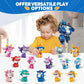 Super Wings Transformable Toys, 2 In Lucie Robot Transforming Action Figures, 2-In-1 Mode Robot Toys For Boys Girls 4-6 6-8, Fun