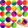 Irrmshr 18 Pcs Bouncy Balls For Kids,45 Mm Jumbo Super Bouncy Balls,Rubber High Bouncing Balls In Bright Assorted Multi Colors F