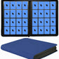 16 Pocket Card Binder  1000+ enhanced Zip Trading Card Binder  Double Sided Pocket Card Binder Album  Ringless Card Folder for MTG  TCG  Sports Card (Blue  16Pockets)
