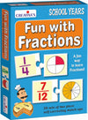CreativeS Fun With Fractions | Math Educational Game | Numbers Fun Game | 28 Sets Of Two Piece Match-Ups, An Activity Book For 