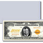 $10,000 Dollar Gold Certificate Novelty $10,000 Bill - 10 Count with Bonus Clear Protector & Christopher Columbus Bill