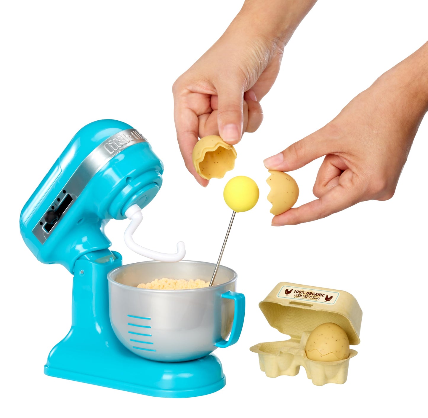 Little Tikes Creative Chefs Bakers Kit with Make-It Mix Play Sand, 18 Accessories, Realistic Pretend Play Set, Boys, Girls, Ages