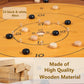 Tournament Crokinole And Checkers, 30-Inch Official Crokinole Board Game With 26' Playing Surface, Canadian Heritage Tabletop Game For Two Players, Dexterity Krokinole Games For Families And Friends