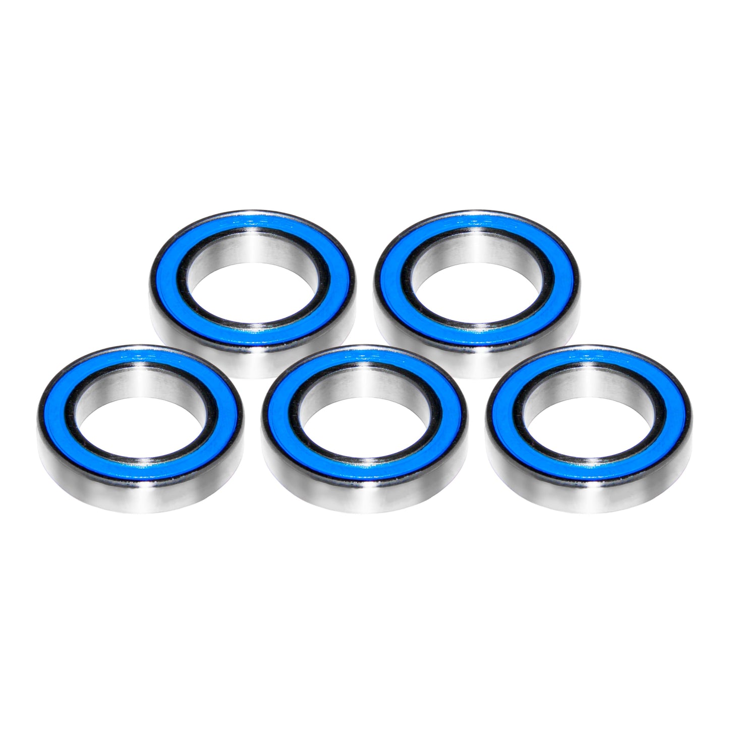 15x24x5mm | 6802-2RS (5 Rubber Sealed Bearings)