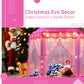 Sumbababy Princess Castle Tent for Girls - Hexagon Playhouse, Pink, with Fairy Star Lights, Indoor/Outdoor Games