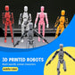 Merryxd Titan 13 Action Figure, Lucky 13 Action Figure T13 Action Figure 3D Printed Multi-Jointed Movable, Nova 13 Action Figure