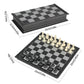 3 In 1 Chess Backgammon Checkers Set,9.8 Inch Magnetic Chess Board,Folding Board Travel Games For Adults And Kids,Lightweight Po