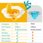 Zooawa Baby Swimming Float, Baby Floats For Pool With Safety Seat,Infant Baby Pool Float No Flip Thicken Swim Training For Baby Of 6-30 Months,L,Yellow