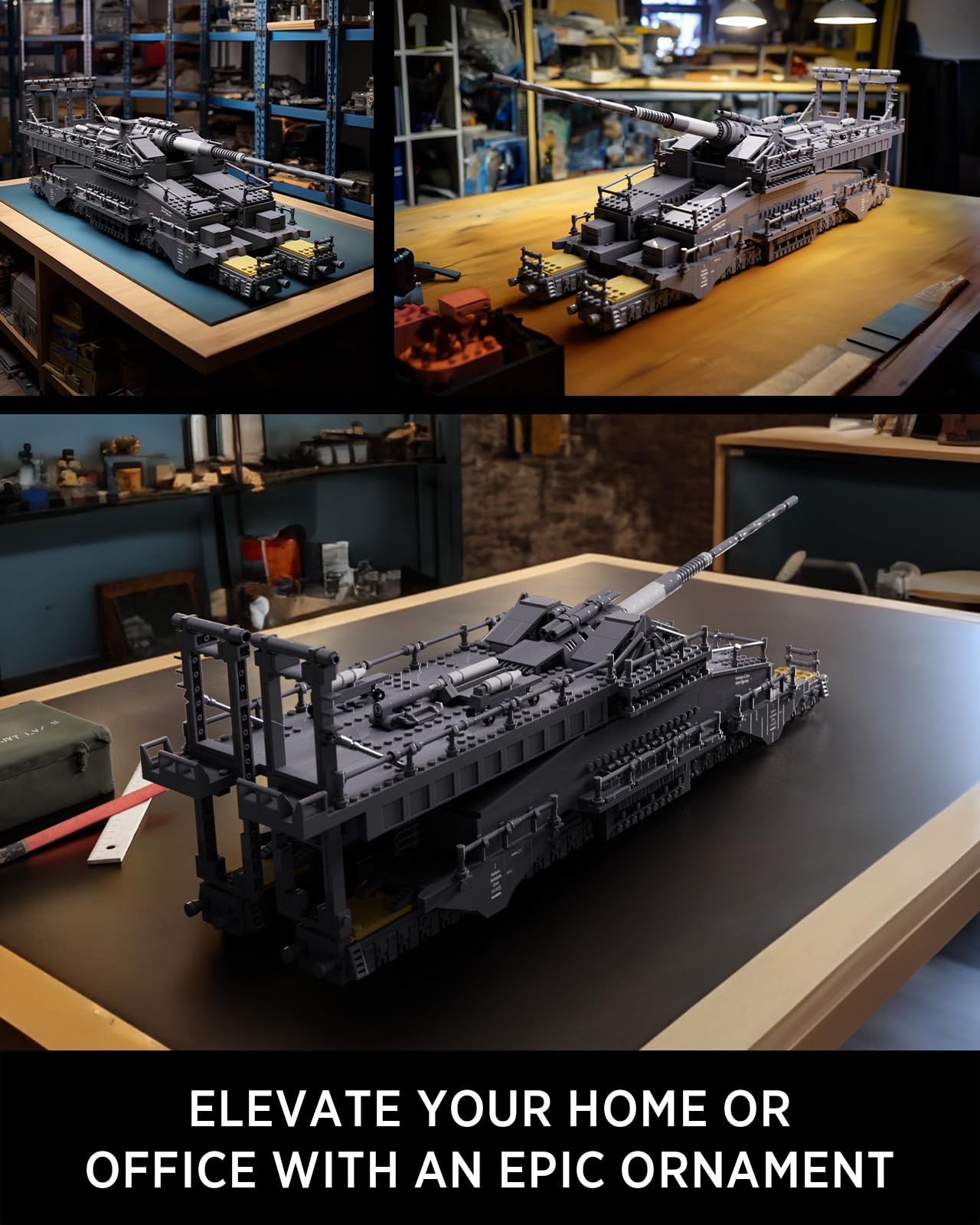 Nifeliz WW2 Classic Building Set, 2,355 PCS Military Model, Gray, NF10240, Ideal Gift for Military Enthusiasts
