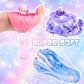 3 Pack Axolotl Slime Kit, Blue Butter, Purple Cloud, Pink Crunchy Slime with Axolotl Charms, Soft, Stretchy, Slime Party Favor f