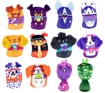 Dogs Vs Squirls - Mystery Bag - 1Pk - Chonk - Super-Soft & Bean-Filled Plushies! Collect These As Desk Pets, Fidget Toys, Or Sensory Toys - Great For Kids, Boys, & Girls!, 6 Inches (V2011)