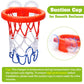 Ksabvaia Bath Toys - Bathtub Basketball Hoop For Kids Toddlers - Bath Toys Shower Toys For Kids Ages 4-8,Suction Cup Basketball Hoop & 3 No Hole Balls Set For Boys Girls