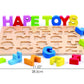 Hape Wooden Alphabet Puzzle| Wooden Abc Letters Colorful Educational Learning Puzzle Toy Board For Toddlers