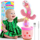 Rechargeable Dancing Talking Cactus Toy  Interactive Cactus Baby Toy Mimicking Singing  Educational Baby Toys w/ 51 limited availability English Songs for Babies  Baby Girl Toys Gifts  Stocking Stuffers for Kids