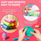 Beby Buty Ice Cream Toys Air Dry Clay Kit for Kids, 80 PCS Ice Cream Shop Set Food Toys for Kids Girls 3 4 5 6 Years Old, Preten