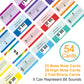 Piano Notes Flashcards - Study Aid For Beginners And Professionals - Include Staff, Notation Pitch/Syllable Names, Keyboard Posi