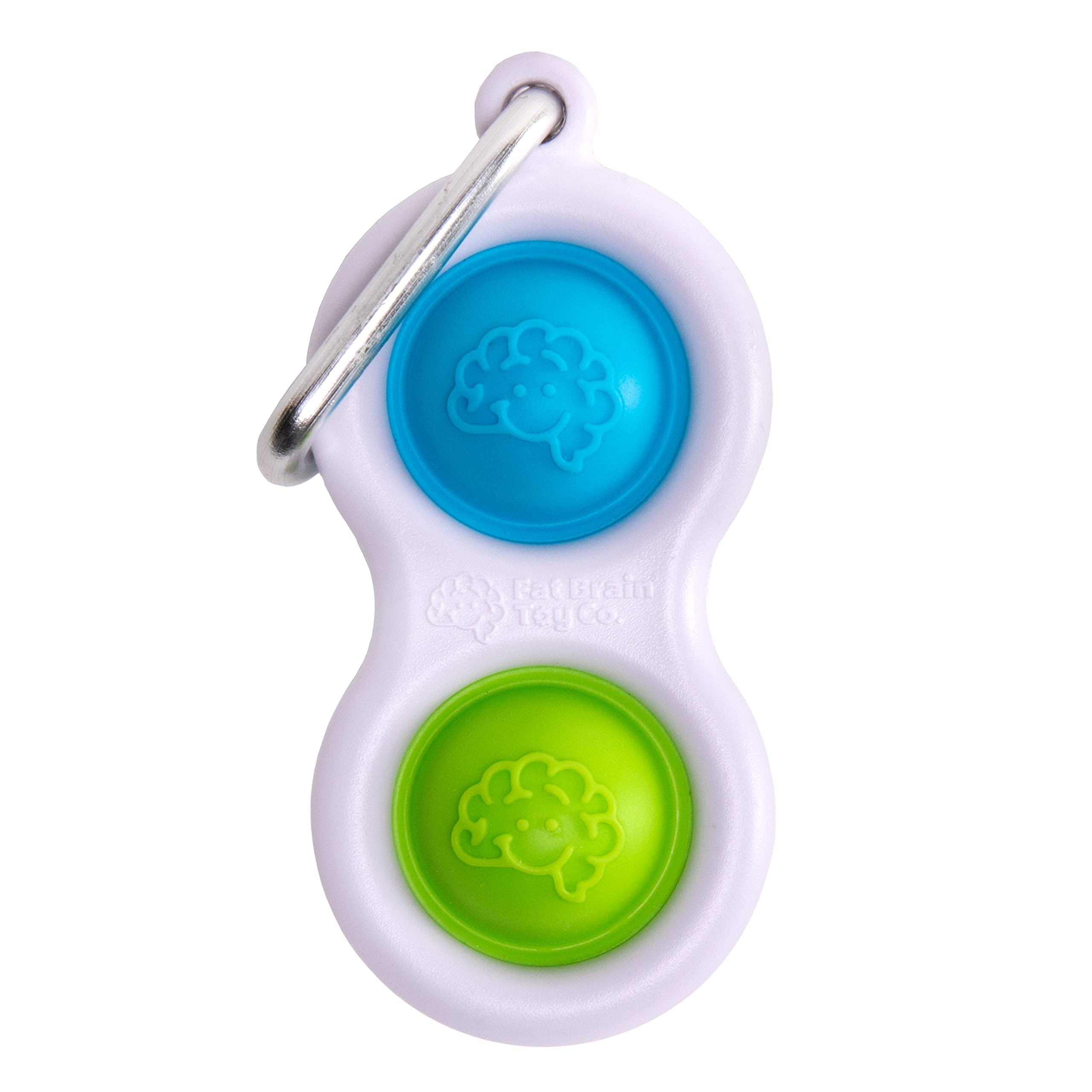 Fat Brain Toys Simpl Dimpl - Simple Dimple - Blue/Lime - Popping Fidge ...