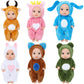 Onest 6 Sets 4 Inch Dolls Cute Girl Dolls Include 6 Pieces Girl Mini Dolls, 6 Sets Handmade Doll Clothes