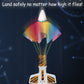 SainSmart Jr. Motorized Rocket Launcher - Air Rocket Toy, 200 ft Range, Parachute, White, 5"L x 10"H