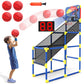 Kids Basketball Hoop Arcade Game W/Electronic Scoreboard Cheer Sound, Basketball Hoop Indoor Outdoor W/4 Balls, Basketball Game Toys Gifts For Kids 3-6 5-7 8-12 Toddlers Boys Girls