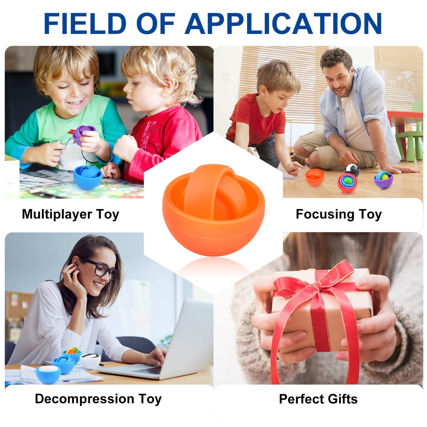 Yrissmiss Fidget Toys for Kids, Easter Basket Stuffers for Teens, Gifts for 8-12 Boys Girls Teens Adults, Quiet ADHD Autism Stre