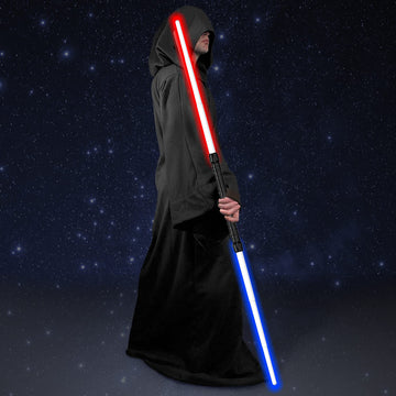 Light Sabers For Kids, Dual Light Swords Set For Xmas With Fx Sound(Motion Sensitive), 2-In-1 Light Up Saber For Halloween Dress