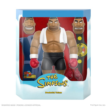 Super7 Ultimates! The Simpsons Drederick Tatum - 7' The Simpsons Action Figure With Accessories Classic Tv Show Collectibles And Retro Toys