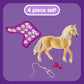 Schleich Horse Club, Horse Toys for Girls and Boys, Sofia's Fashion Creation Horse Set with Horse Figurine and Accessories, 3 Pi