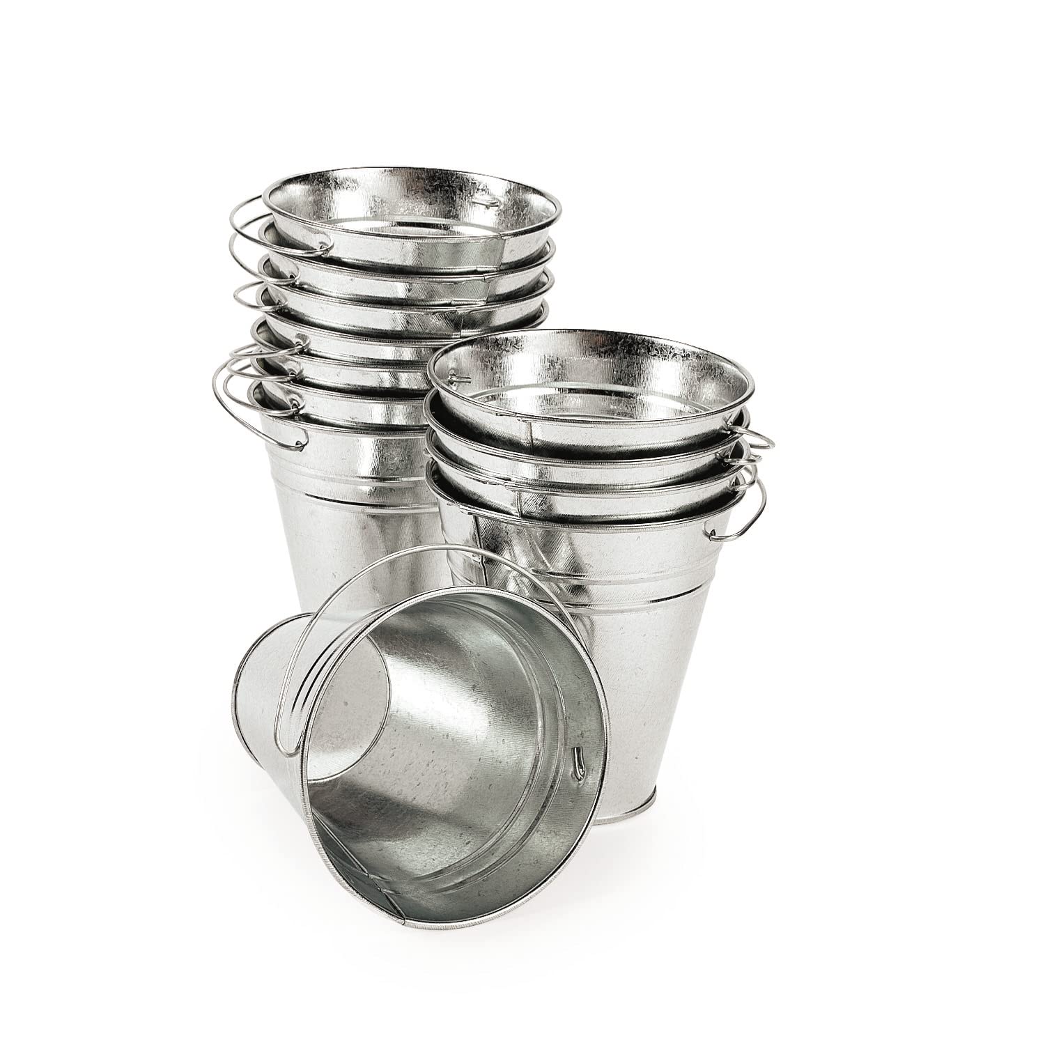Fun Express Otc_12 Large Galvanized Buckets