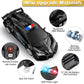 LNNKINE Remote Control Car, Transform Robot RC Cars, 2.4Ghz Transforming Police Car Toy with LED Light, One-Button Deformation a