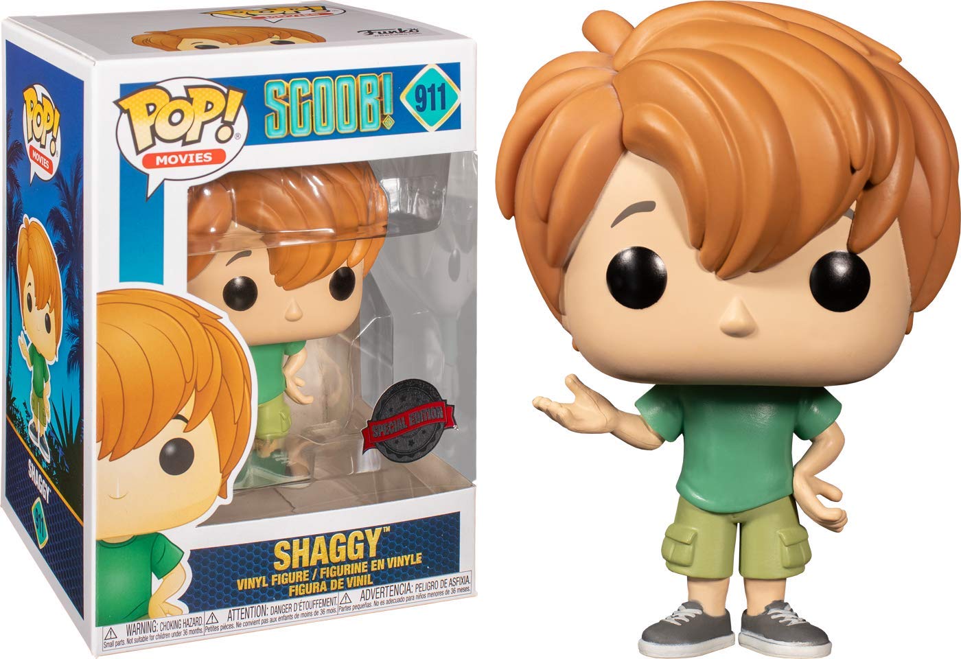 Funko Pop! Movies: Scooby Doo - Shaggy limited availability Vinyl Figure #911