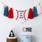 HODIHIWI Baseball Baby Boy First Rookie Of The Year High Chair Banner 1st Cake Topper Birthday Party Decorations