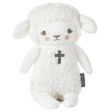 Hallmark Lullaby Lamb Plush Musical Stuffed Animal for Kids, Religious Gifts, Baptism, First Communion, Easter Gifts for Kids