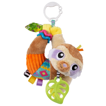 Playgro Sensory Friend Salo Sloth Baby Toy - Interactive Rattle Toy For Baby Developmental Exploration - Soft Texture Stroller Toys For Babies Grasping & Fine Motor Skill - Ideal For 0+ Months Babies