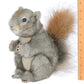 Bearington Peanut Plush Squirrel Stuffed Animal, 8.5", Soft Plush Material, Model 241522, Adorable Gift for Kids