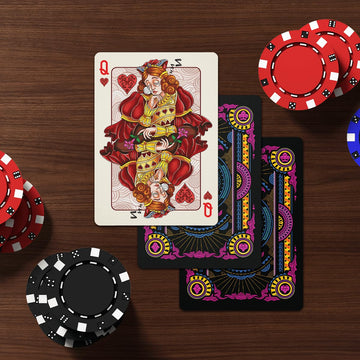 99Fox Sleepy Playing Cards For Teens Adults Friends Family Night Funny Royalty Decks