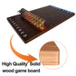 Grhonior Original Horse Racing Board Game with 11 Luxurious Durable Metal Horses Full Size Solid Wood Horse Race Board Game Set